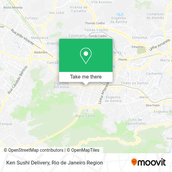 Ken Sushi Delivery map