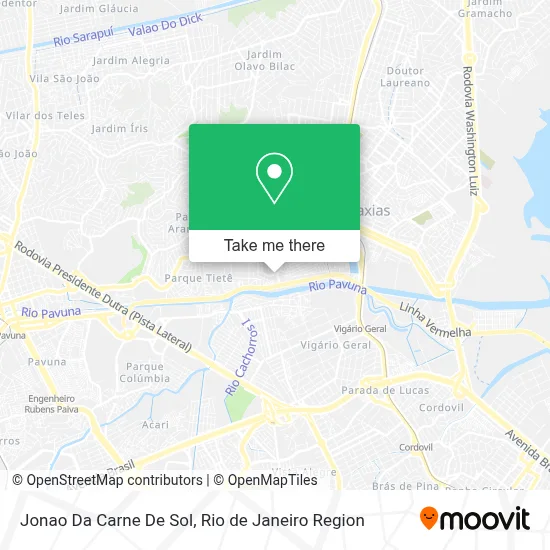 Jonao Da Carne De Sol map