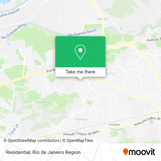 Residencial map