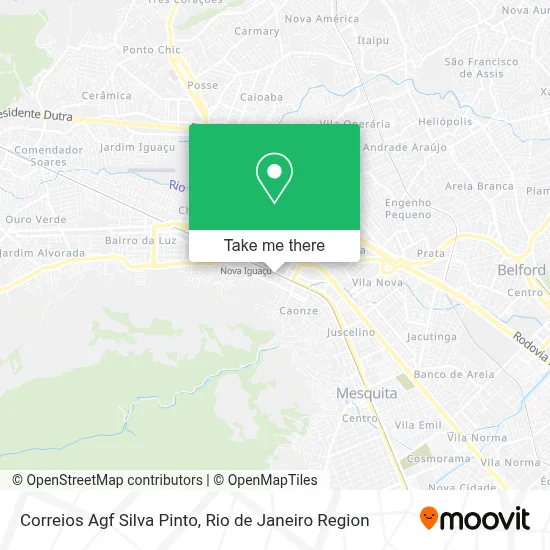 Correios Agf Silva Pinto map