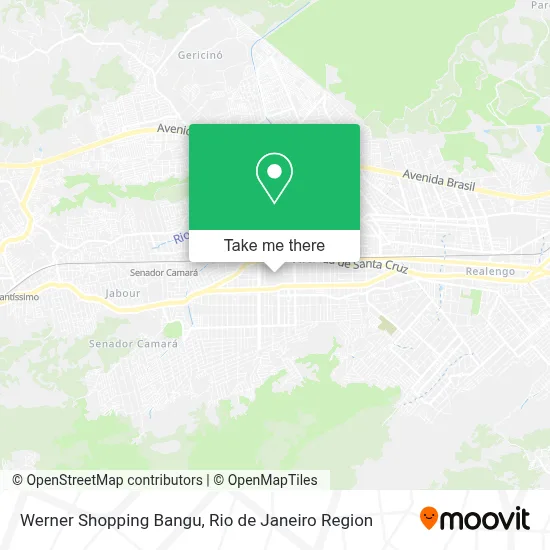 Werner Shopping Bangu map