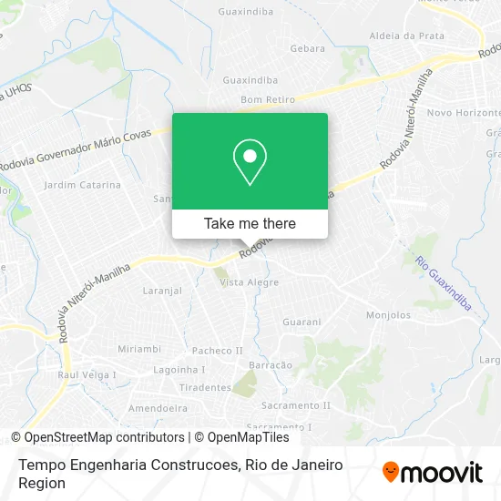 Tempo Engenharia Construcoes map