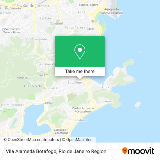 Vila Alameda Botafogo map