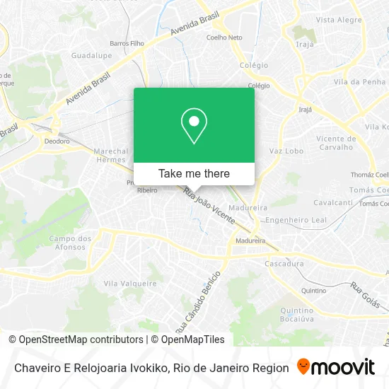 Chaveiro E Relojoaria Ivokiko map