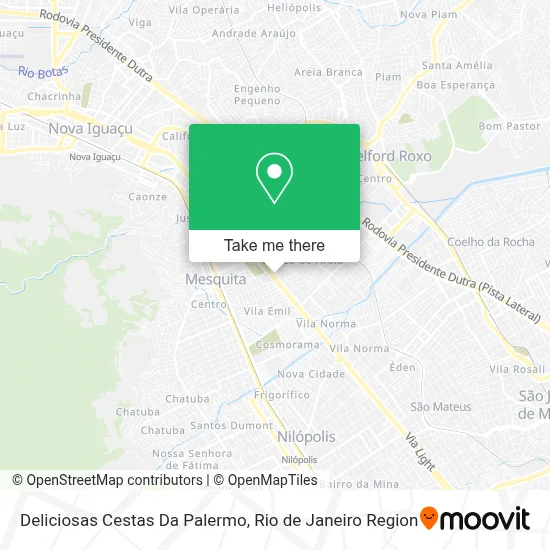 Deliciosas Cestas Da Palermo map