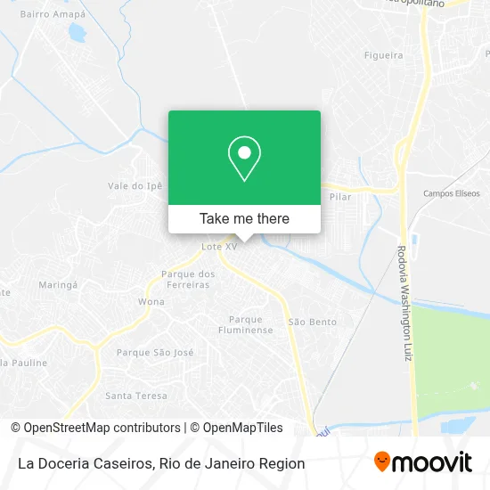 La Doceria Caseiros map