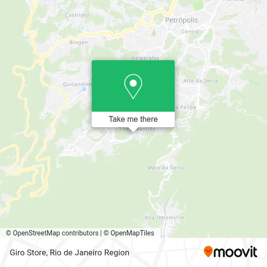 Giro Store map