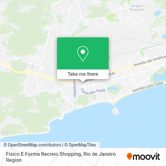Fisico E Forma Recreio Shopping map