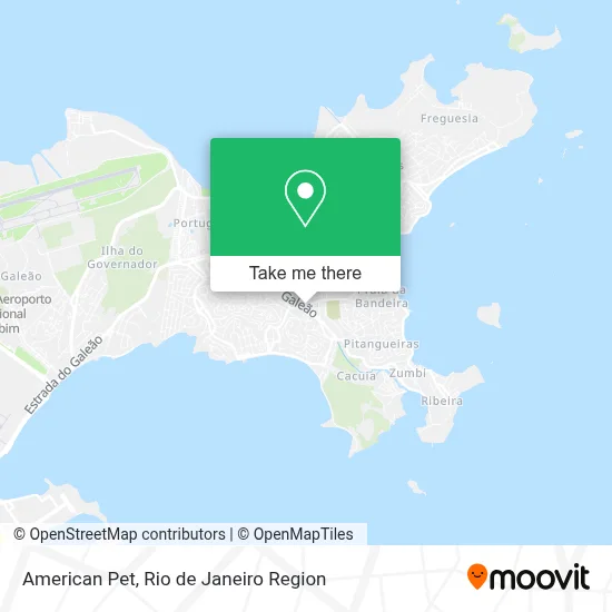 American Pet map