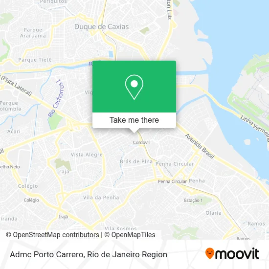 Admc Porto Carrero map