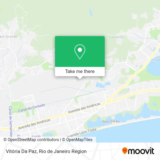Vitória Da Paz map