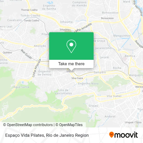 Espaço Vida Pilates map