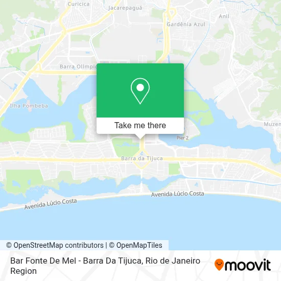 Bar Fonte De Mel - Barra Da Tijuca map