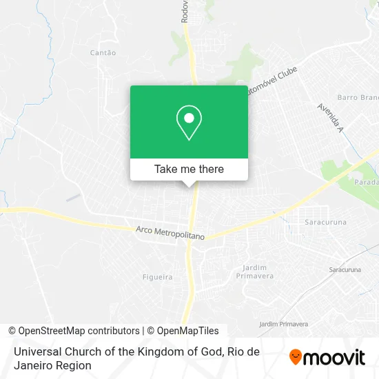 Igreja Universal Do Reino De Deus map