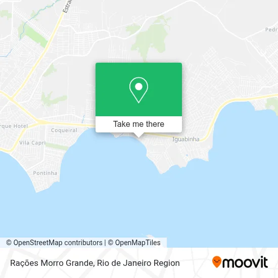Rações Morro Grande map