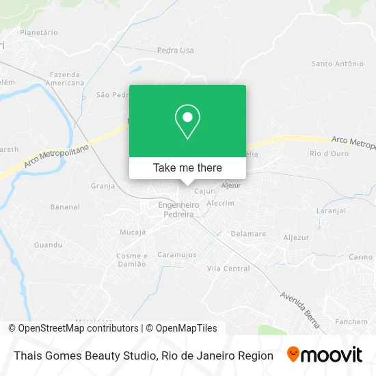 Thais Gomes Beauty Studio map