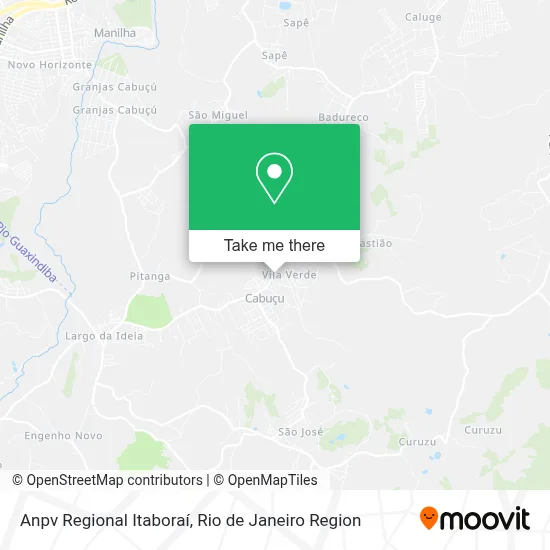 Anpv Regional Itaboraí map