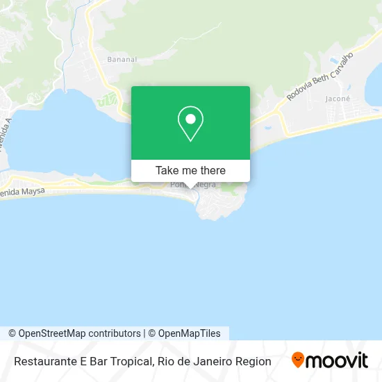 Restaurante E Bar Tropical map