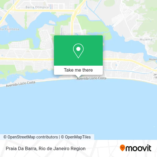 Praia Da Barra map