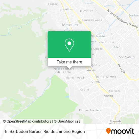 El Barbudon Barber map
