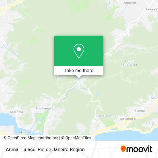 Arena Tijuaçú map