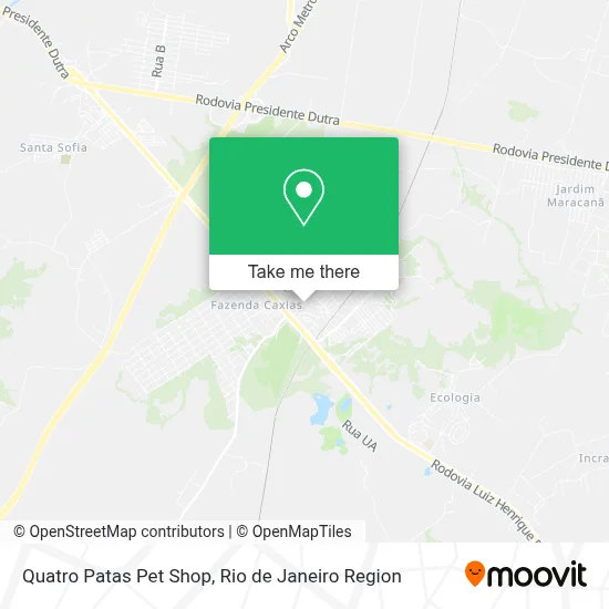 Quatro Patas Pet Shop map