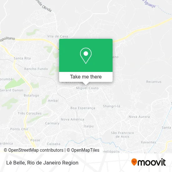 Lê Belle map
