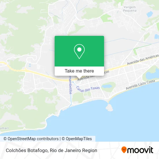 Colchões Botafogo map