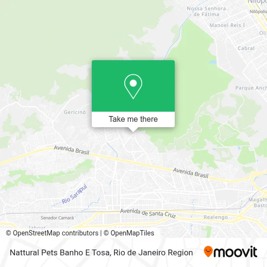 Nattural Pets Banho E Tosa map
