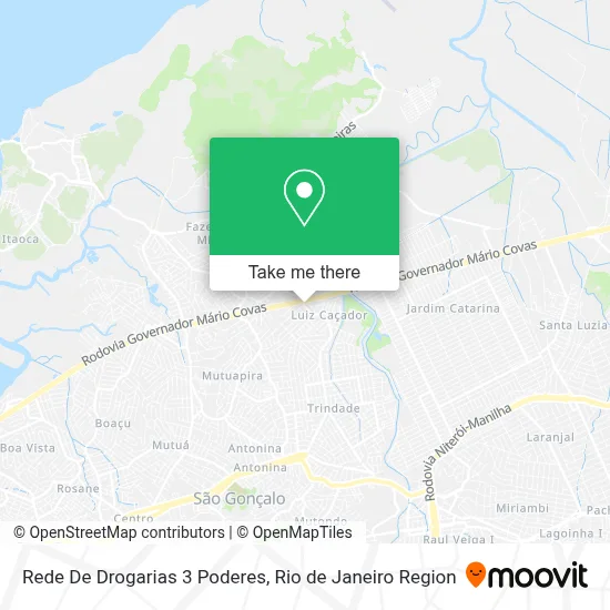 Rede De Drogarias 3 Poderes map