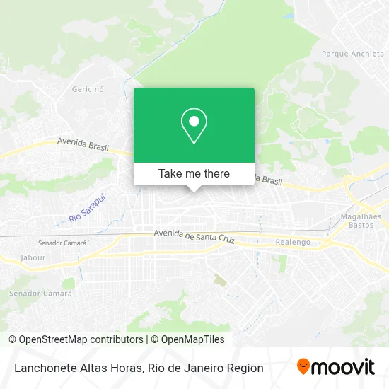 Lanchonete Altas Horas map