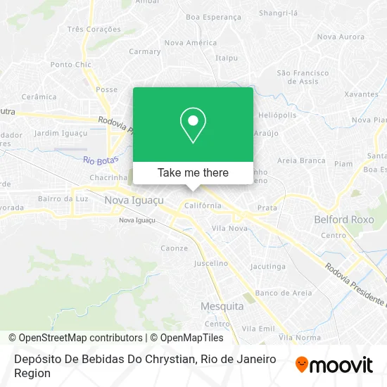 Depósito De Bebidas Do Chrystian map