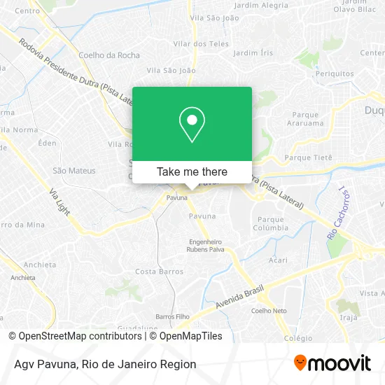 Agv Pavuna map