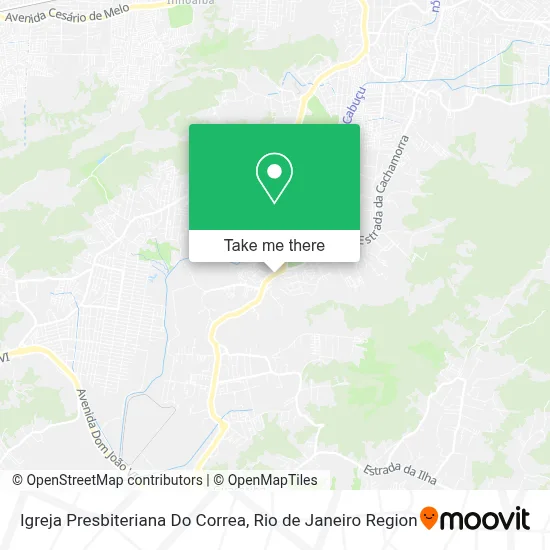 Igreja Presbiteriana Do Correa map