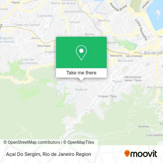 Açaí Do Sergim map