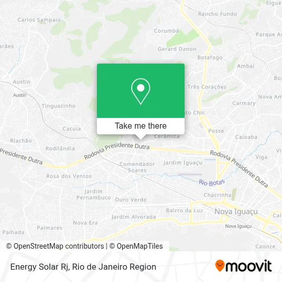 Energy Solar Rj map