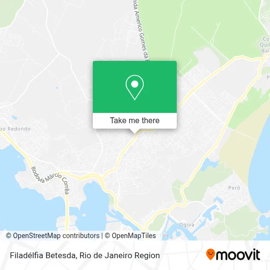 Filadélfia Betesda map