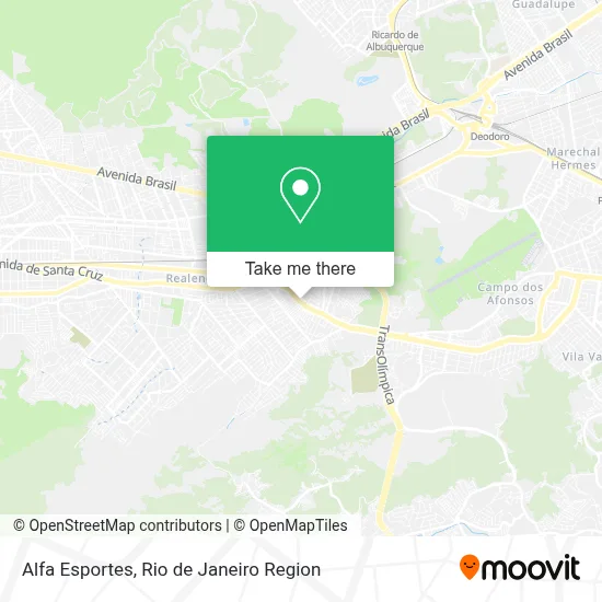 Alfa Esportes map