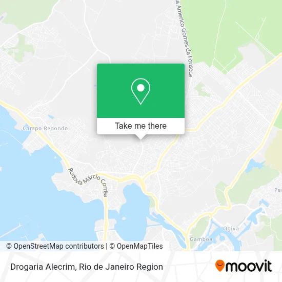 Drogaria Alecrim map