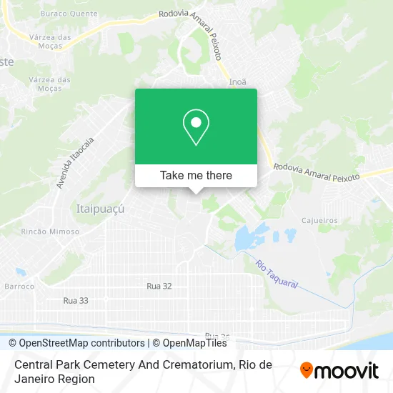 Central Park Cemetery And Crematorium map