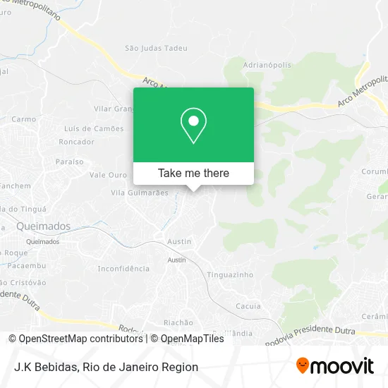 J.K Bebidas map