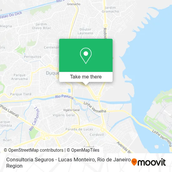 Consultoria Seguros - Lucas Monteiro map