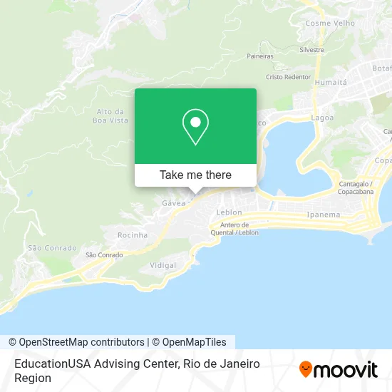 Educationusa Advising Center map