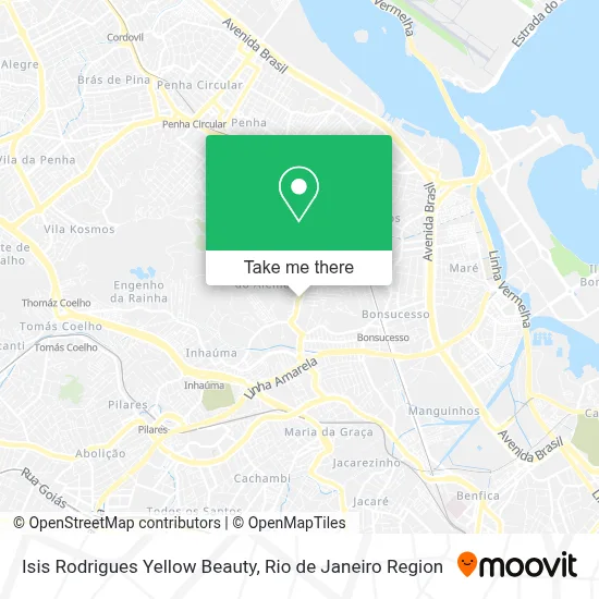 Isis Rodrigues Yellow Beauty map