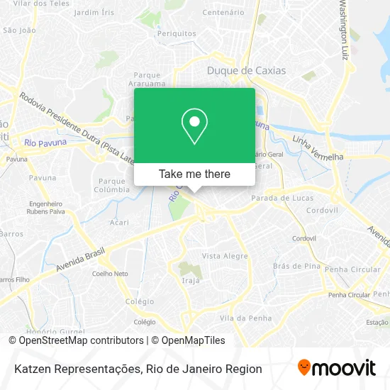 Katzen Representações map