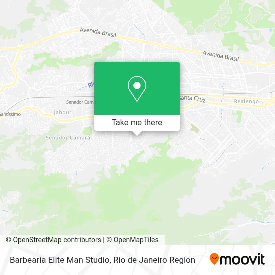 Barbearia Elite Man Studio map