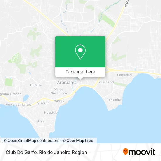 Club Do Garfo map