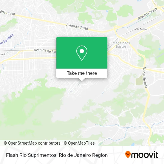 Flash Rio Suprimentos map