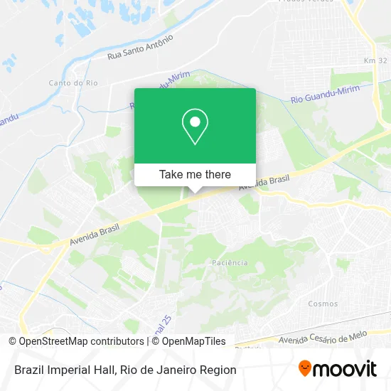 Brazil Imperial Hall map
