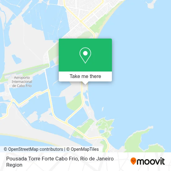Pousada Torre Forte Cabo Frio map